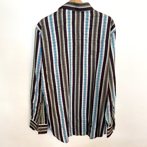 Men's Robert Graham Long Sleeve Button Down Dress Shirt - Picture 2 of 6